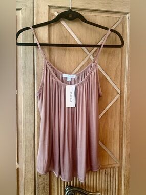 Allison Joy Mocha Spaghetti Strap Camisole